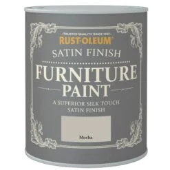 Rust-Oleum Mocha Satinwood Furniture Paint, 750ml -Home Paint Store rust oleum mocha satinwood furniture paint 750ml5013296032612 08c bq