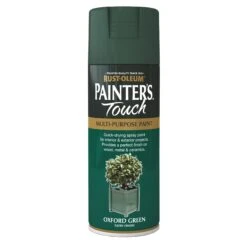 Rust-Oleum Painter's Touch Oxford Green Satinwood Multi-surface Decorative Spray Paint, 400ml -Home Paint Store rust oleum painter s touch oxford green satinwood multi surface decorative spray paint 400ml5013296950381 08c bq