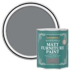 Rust-Oleum Torch Grey Matt Furniture Paint, 750ml