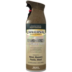 Rust-Oleum Universal Brown Hammered Effect Multi-surface Spray Paint, 400ml -Home Paint Store rust oleum universal brown hammered effect multi surface spray paint 400ml5013296951012 08c bq
