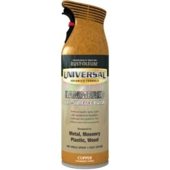 Rust-Oleum Universal Copper Hammered Effect Multi-surface Spray Paint, 400ml -Home Paint Store rust oleum universal copper hammered effect multi surface spray paint 400ml5013296951029 08c bq