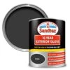 Sandtex 10 Year Black High Gloss Exterior Metal & Wood Paint, 750ml -Home Paint Store sandtex 10 year black high gloss exterior metal wood paint 750ml5010131460470 02c bq