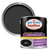Sandtex 10 Year Black Satinwood Exterior Metal & Wood Paint, 2.5L -Home Paint Store sandtex 10 year black satinwood exterior metal wood paint 2 5l5010131544828 02c bq