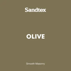 Sandtex Olive Matt Masonry Paint, 5L Tub -Home Paint Store sandtex olive matt masonry paint 5l tub5010131544613 01t bq
