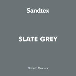 Sandtex Slate Grey Smooth Matt Masonry Paint, 5L Tub 20 Sandtex Slate Grey Smooth Matt Masonry Paint, 5L Tub -Home Paint Store sandtex slate grey smooth matt masonry paint 5l tub5010131504945 01t bq