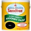 Sandtex Ultra Smooth Black Smooth Masonry Paint, 2.5L -Home Paint Store sandtex ultra smooth black smooth masonry paint 2 5l5010131461217 08c bq