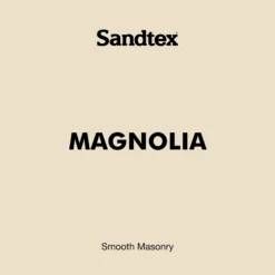 Sandtex Ultra Smooth Magnolia Masonry Paint, 5L -Home Paint Store sandtex ultra smooth magnolia masonry paint 5l5010131460913 01t bq