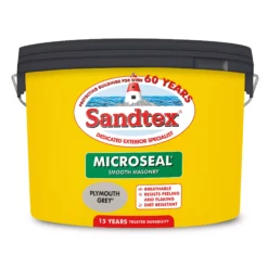 Sandtex Ultra Smooth Plymouth Grey Masonry Paint, 10L -Home Paint Store sandtex ultra smooth plymouth grey masonry paint 10l5010131564482 01c bq
