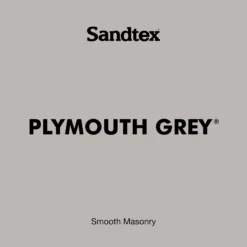 Sandtex Ultra Smooth Plymouth Grey Masonry Paint, 10L -Home Paint Store sandtex ultra smooth plymouth grey masonry paint 10l5010131564482 02t bq