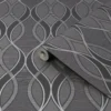 Sublime Dark Grey Ribbon Geometric Smooth Wallpaper -Home Paint Store sublime dark grey ribbon geometric smooth wallpaper5011583412819 01c bq