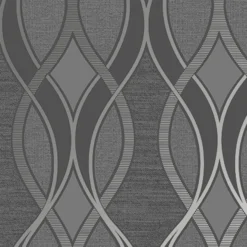 Sublime Dark Grey Ribbon Geometric Smooth Wallpaper 11 Sublime Dark Grey Ribbon Geometric Smooth Wallpaper -Home Paint Store sublime dark grey ribbon geometric smooth wallpaper5011583412819 03c bq