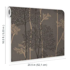 Superfresco Chocolate Forest Smooth Wallpaper -Home Paint Store superfresco chocolate forest smooth wallpaper5011583203745 02t bq