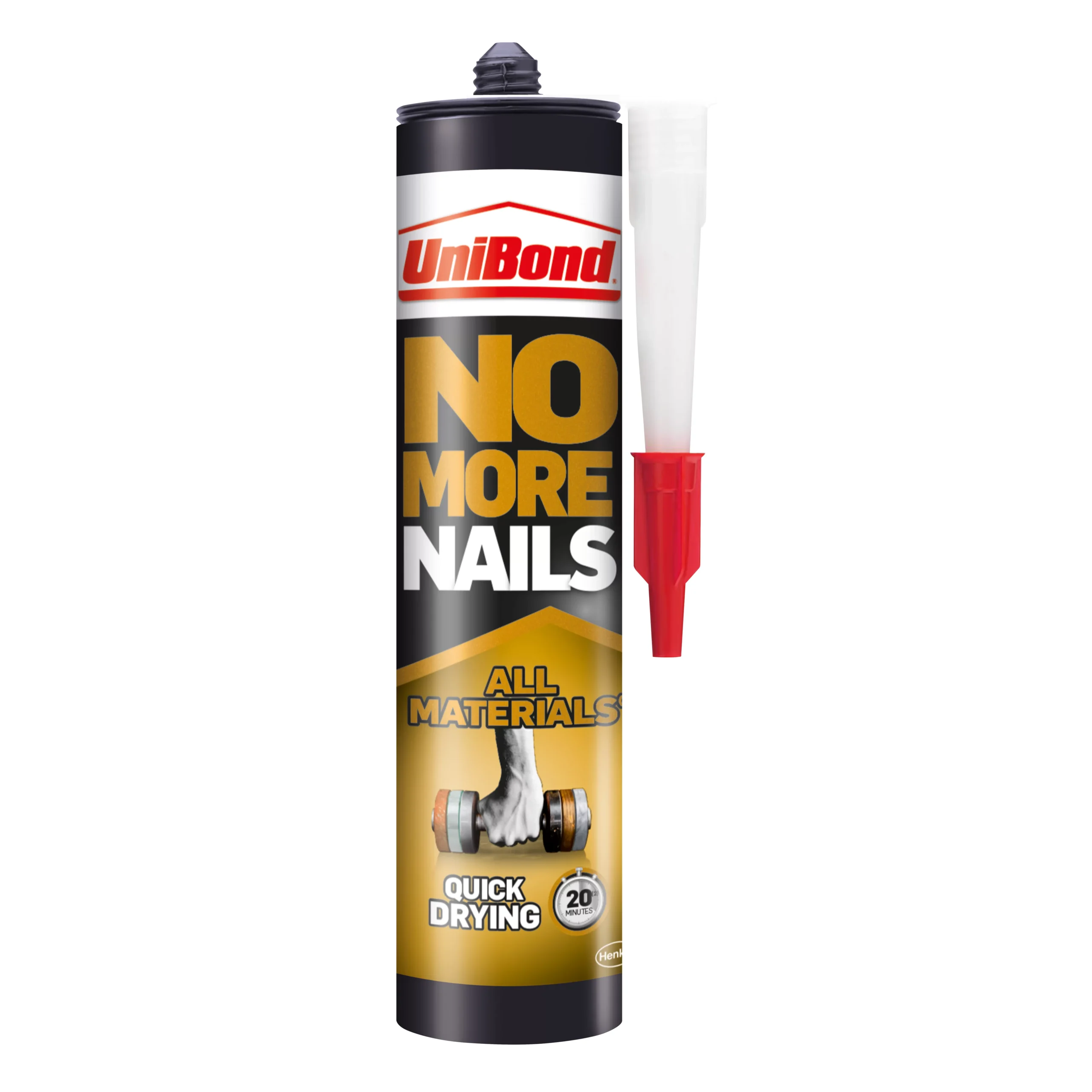 UniBond No More Nails White Grab Adhesive 390ml 3 UniBond No More Nails White Grab Adhesive 390ml