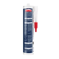 UniBond Speed White Silicone-based Bathroom & Kitchen Sanitary Sealant, 300ml -Home Paint Store unibond speed white silicone based bathroom kitchen sanitary sealant 300ml4015000436601 04c bq