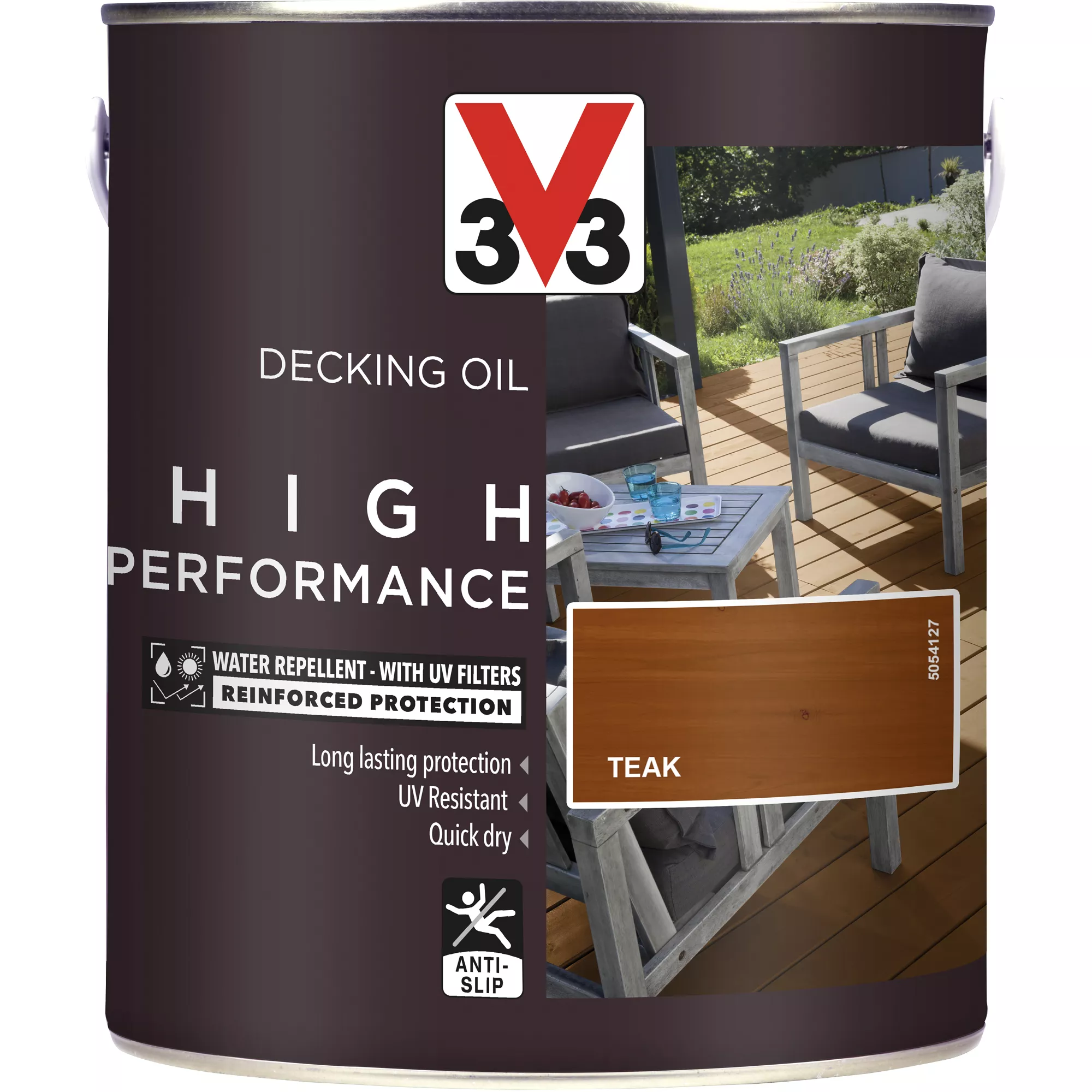 V33 High Performance Teak UV Resistant Decking Wood Oil, 2.5L 5 V33 High Performance Teak UV Resistant Decking Wood Oil, 2.5L - Image 3