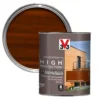 V33 High Protection Mahogany Mid Sheen Wood Stain, 750ml